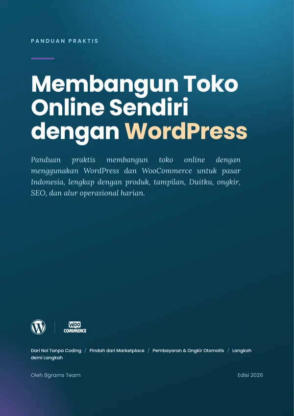 Sampul ebook Membangun Toko Online Sendiri dengan WordPress