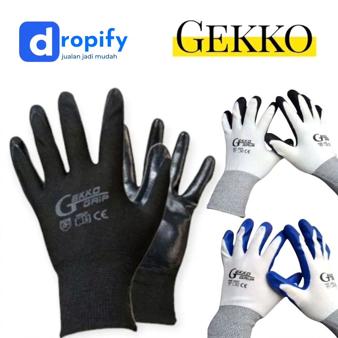 Sarung Tangan Bintik PVC